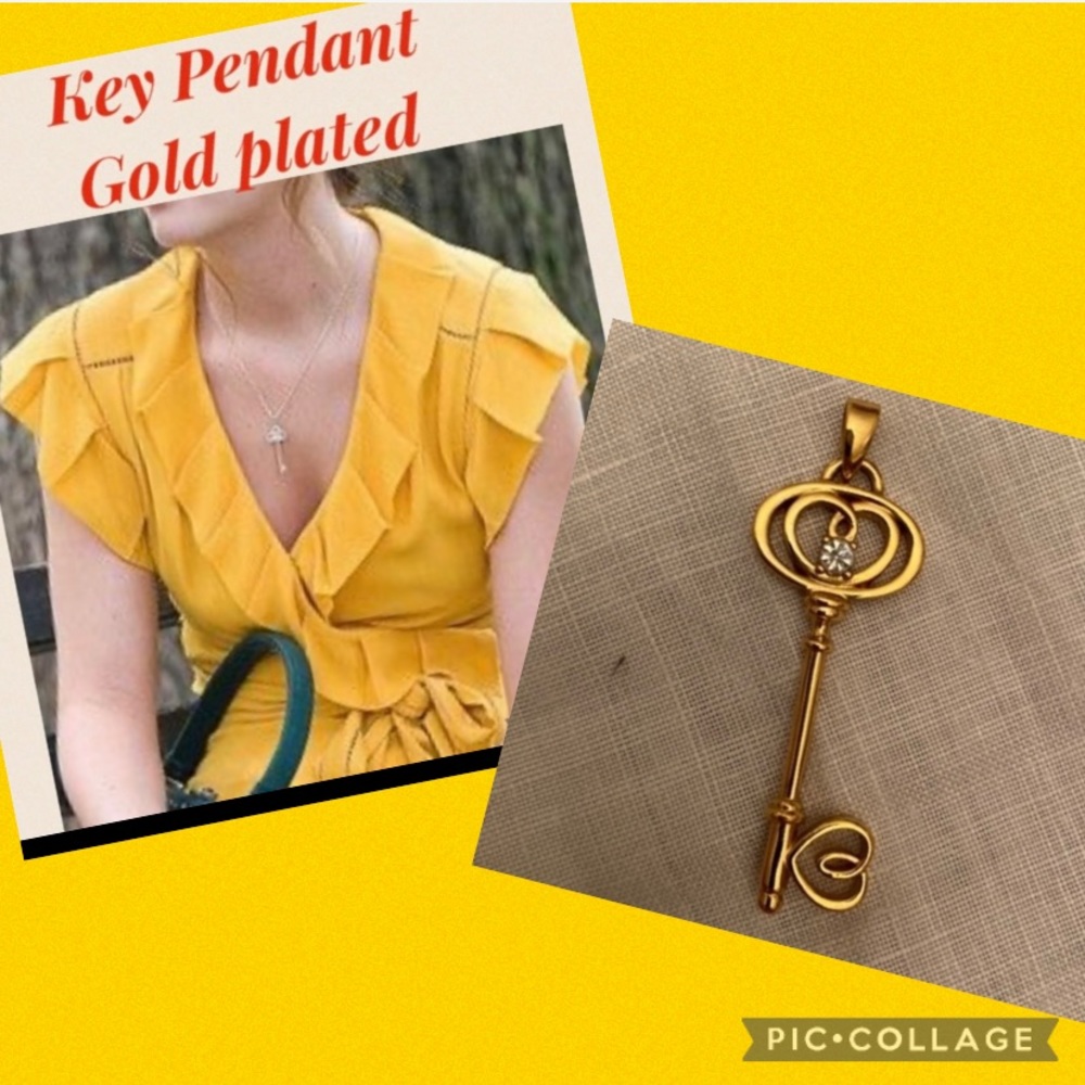 Statement Key Pendant | Gold plated